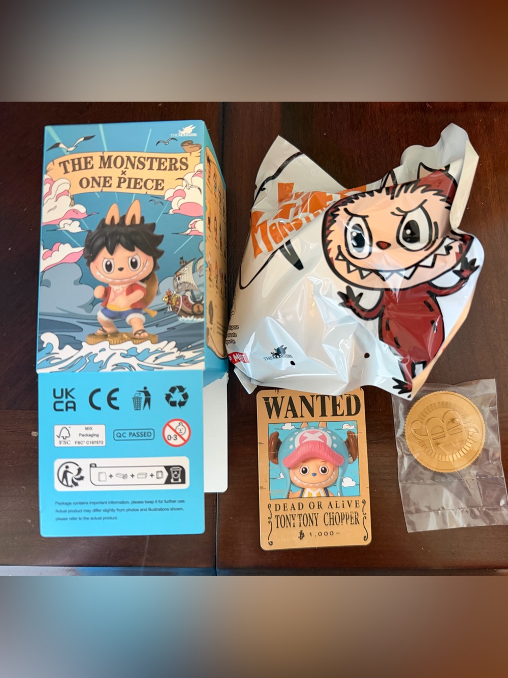 POP MART One Piece 'The Monsters' Chopper. New with opened box.